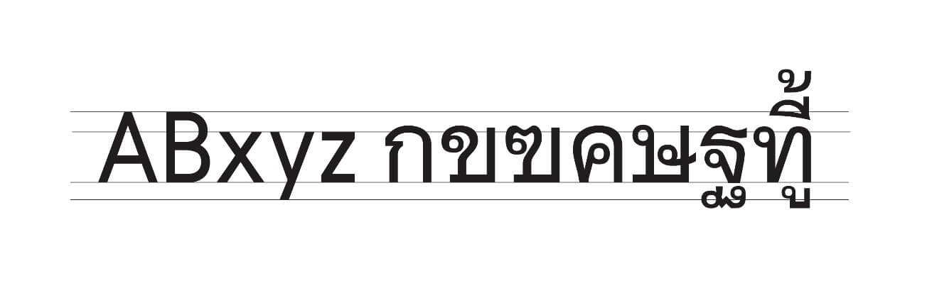 dynafont多国语字型——华康逸黑体 (泰文)